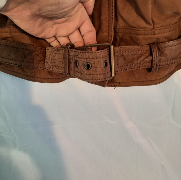 Vintage Global Identity G-lll Men's Bomber Flight Leather Jacket Mens Sz M - Picture 2 of 8